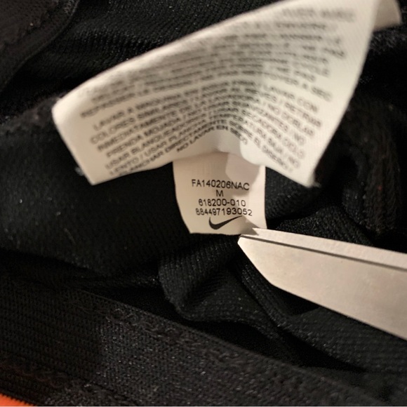 Nike Dri-Fit Lebron James Basketball Shorts Orange / Black Sz Medium - Picture 7 of 7